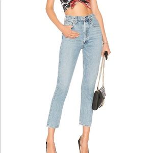 Riley High Rise Straight Crop in Renewal